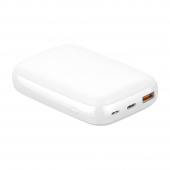 Внешний аккумулятор Galaxy QC&PD с функцией быстрой зарядки, 10000 mah, белый Внешний аккумулятор Galaxy QC&PD с функцией быстрой зарядки, 10000 mah, белый