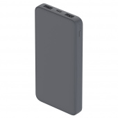 Внешний аккумулятор Polus, 10000 Mah, софт-тач покрытие, серый Внешний аккумулятор Polus, 10000 Mah, софт-тач покрытие, серый