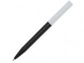 Ручка пластиковая шариковая Unix из переработанной пластмассы (черный)