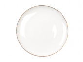 Тарелка PLATE UNI GLD (белый) Тарелка PLATE UNI GLD (белый)