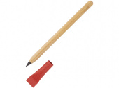 Вечный карандаш из бамбука Recycled Bamboo (натуральный, красный)