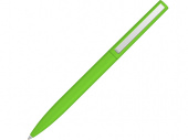 Ручка металлическая шариковая Bright F Gum soft-touch (зеленое яблоко)
