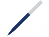 Ручка пластиковая шариковая Unix из переработанной пластмассы (navy)