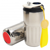 Термокружка Ashly To Go, серебристая/жёлтая/красная Термокружка Ashly To Go, серебристая/жёлтая/красная