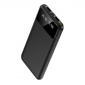 Внешний аккумулятор Dorado 10 000 mAh с фонариком, черный Внешний аккумулятор Dorado 10 000 mAh с фонариком, черный