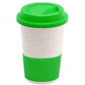 Кружка Magic To Go, белый/зеленый Кружка Magic To Go, белый/зеленый