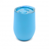 Термокружка с двойной стенкой SOFTO софт-тач, голубая Термокружка с двойной стенкой SOFTO софт-тач, голубая