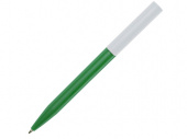 Ручка пластиковая шариковая Unix из переработанной пластмассы (зеленый)