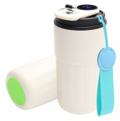 Термокружка Ashly To Go, белая/бирюзовая/светло-зелёная Термокружка Ashly To Go, белая/бирюзовая/светло-зелёная