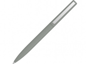 Ручка металлическая шариковая Bright F Gum soft-touch (серый)