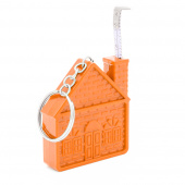 Брелок-рулетка Home, 1 метр, оранжевый Брелок-рулетка Home, 1 метр, оранжевый