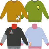 Свитер оверсайз Tricksy Net Grunge на заказ, акрил Свитер оверсайз Tricksy Net Grunge на заказ, акрил