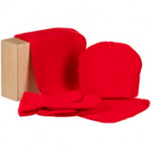 Набор Fleecy, красный Набор Fleecy, красный