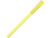 Ручка из переработанной бумаги с колпачком Recycled (желтый)