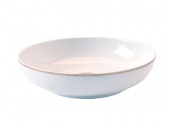 Суповая тарелка S.PLATE 2 GLD (белый) Суповая тарелка S.PLATE 2 GLD (белый)