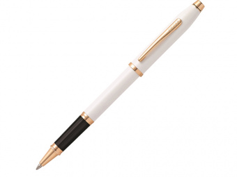 Ручка-роллер Century II (черный, золотистый, белый)