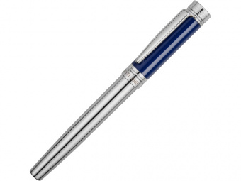 Ручка-роллер Zoom Azur (синий, серебристый)