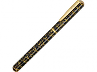 Ручка-роллер  Braccialetto (черный, золотистый)