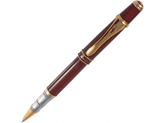 Ручка-роллер Марсельеза (золотистый, бордовый)
