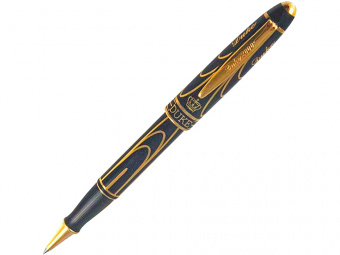 Ручка-роллер Палата Лордов (черный, золотистый)