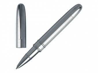 Ручка-роллер Stripe Chrome (серебристый)