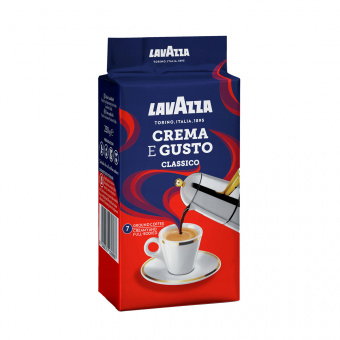 КОФЕ &amp;quot;Lavazza&amp;quot;  мол. пач. 250г*20 Crema e Gusto вак/уп. INT