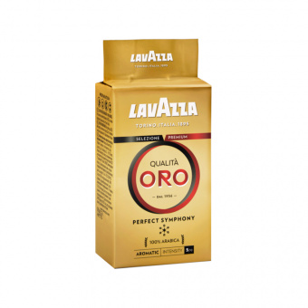 КОФЕ &amp;quot;Lavazza&amp;quot;  мол.  пач. 250г*20 Qualita Oro вак/уп. INT