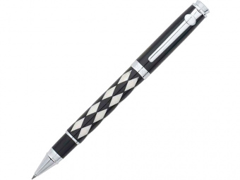 Ручка-роллер Стратегия (черный, серебристый)