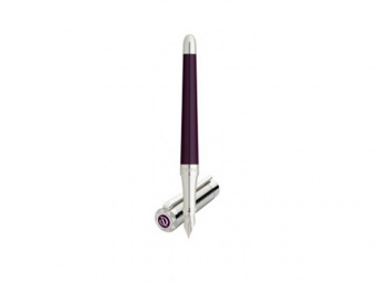 Ручка перьевая Liberte (фиолетовый, серебристый)