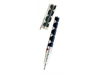 Ручка-роллер Samourai (синий, серебристый)
