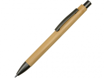 Ручка бамбуковая шариковая Tender Bamboo (темно-серый, дерево)