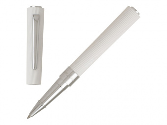 Ручка роллер Dune White (серебристый, белый)