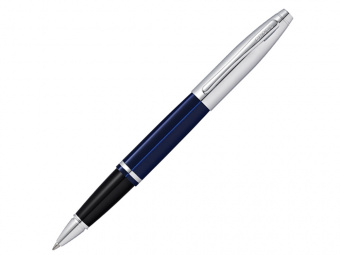 Ручка-роллер Calais (черный, синий, серебристый)