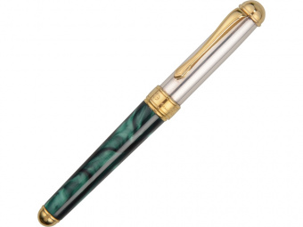 Ручка-роллер (золотистый, зеленый, серебристый)