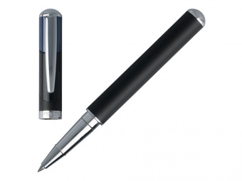 Ручка-роллер Lapo (черный, темно-синий)