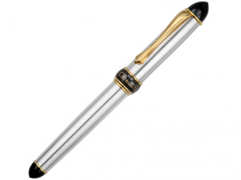 Ручка-роллер (черный, золотистый, серебристый)