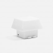 Светильник с подставкой для смартфона Knoppi, белый Светильник с подставкой для смартфона Knoppi, белый