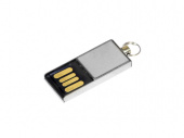 USB-флешка мини на 32 Гб с мини чипом (серебристый)
