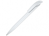 Ручка пластиковая шариковая Challenger Polished (белый)