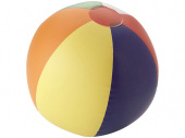 Мяч надувной пляжный (белый, радуга, разноцветный)