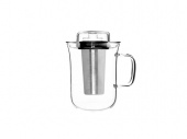 Кружка с заварочным фильтром Me Cup (черный, прозрачный)