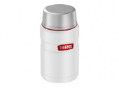 Термос для еды с ложкой SK3020, 710 мл (белый)