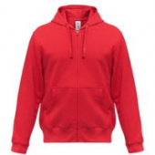 Толстовка мужская Hooded Full Zip красная