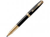 Ручка роллер премиум Parker Sonnet Core Black Lacquer GT (черный, золотистый)