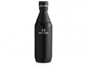 Бутылка для воды Stanley All Day Slim объемом 350 мл - черный глянцевый (черный) Бутылка для воды Stanley All Day Slim объемом 350 мл - черный глянцевый (черный)