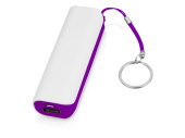 Портативное зарядное устройство Basis, 2000 mAh (белый, фиолетовый)