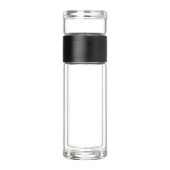 Бутылка стеклянная с двойными стенками Terso, черная