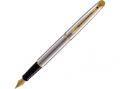 Ручка перьевая Hemisphere Stainless Steel GT F (серебристый)