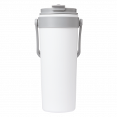 Термокружка вакуумная Соло, белая