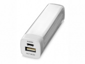 Внешний аккумулятор Flash, 2200 mAh (белый)